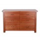 Bella 6 Drawer Lowboy