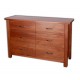 Bella 6 Drawer Lowboy