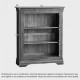 French Rustic Solid Oak Small Bookcase