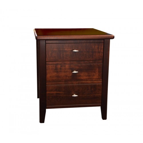 Obsess 3 Drawer Narrow Bedside cabinet
