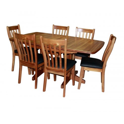 Geo 6 chairs and Extendable Dining Table