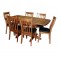 Geo 6 chairs and Extendable Dining Table
