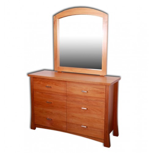 Kea 6 Drawer Dresser with Mirror