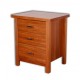 Nero Drawer and shelf Bed Side Cabinet
